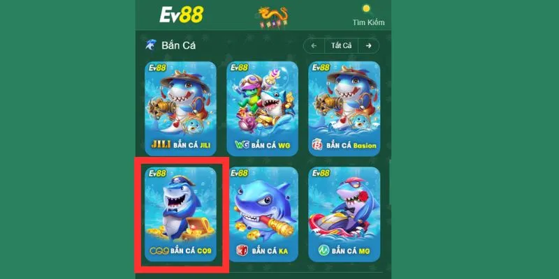Bắn cá EV88 do nhà WG cung cấp