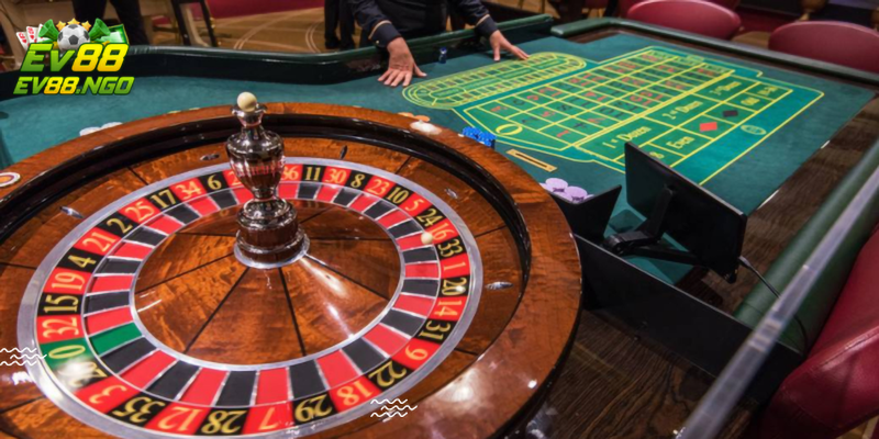 Biểu đồ lịch sử kết quả các ván quay roulette tại EV88 hiển thị chuỗi đỏ – đen giúp người chơi phân tích xu hướng đặt cược